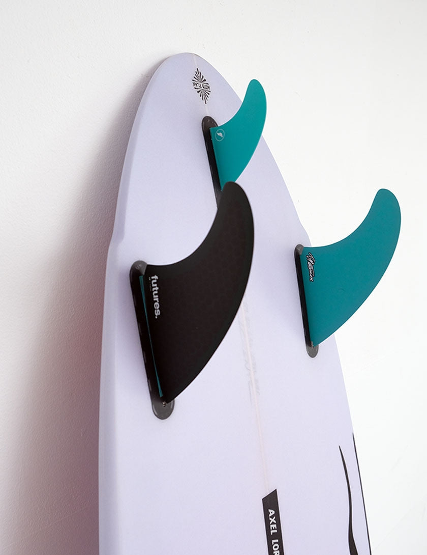 Futures Fins Timmy Patterson Twin + Trailer (2+1) - Black/Teal
