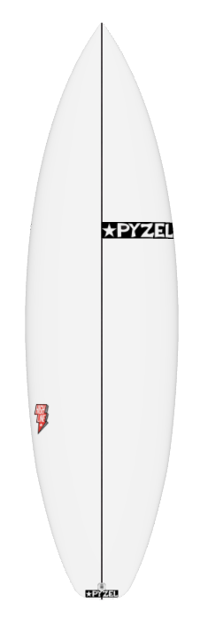 Pyzel Highline Surfboard FCS1 - White