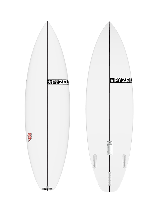 Pyzel Highline Surfboard FCS1 - White