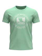 Troggs Mono Sticker T-Shirt - Mint Green