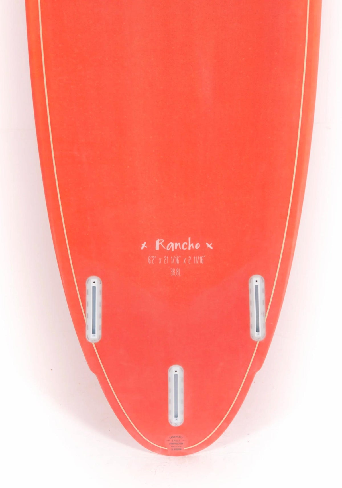 Indio Endurance Rancho Surfboard Futures - Red Fall