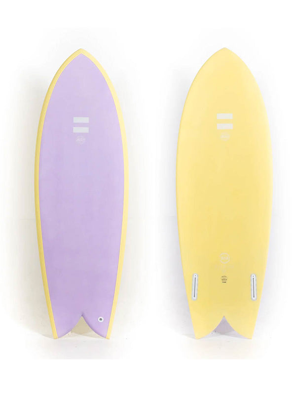 Indio Endurance Dab Fish Surfboard Futures - Cream Lilac
