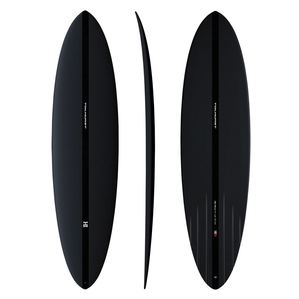 Harley Ingleby Thunderbolt Mid6 Mini Twin FCS 2 - Carbon