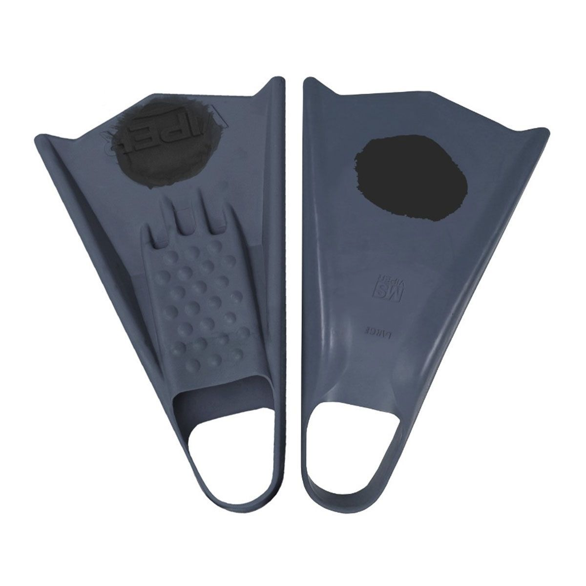 Mike Stewart MS Viper Bodyboard Fins - Charcoal