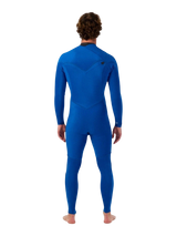 O'Neill Mens Hyperfreak 4/3+ Chest Zip Wetsuit - Black/Tempered Steel