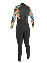 O'Neill Girls Epic 5/4 Wetsuit - Black/Demi Floral