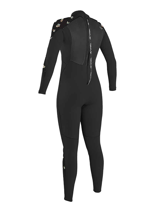O'Neill Womens Epic 5/4 Wetsuit - Black/Cindy Daisy
