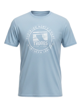 Troggs Mono Sticker T-Shirt - Blue Soul