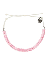 Pura Vida Pink Puka Shell Cord Bracelet