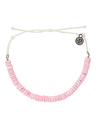 Pura Vida Pink Puka Shell Cord Bracelet