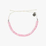 Pura Vida Pink Puka Shell Cord Bracelet