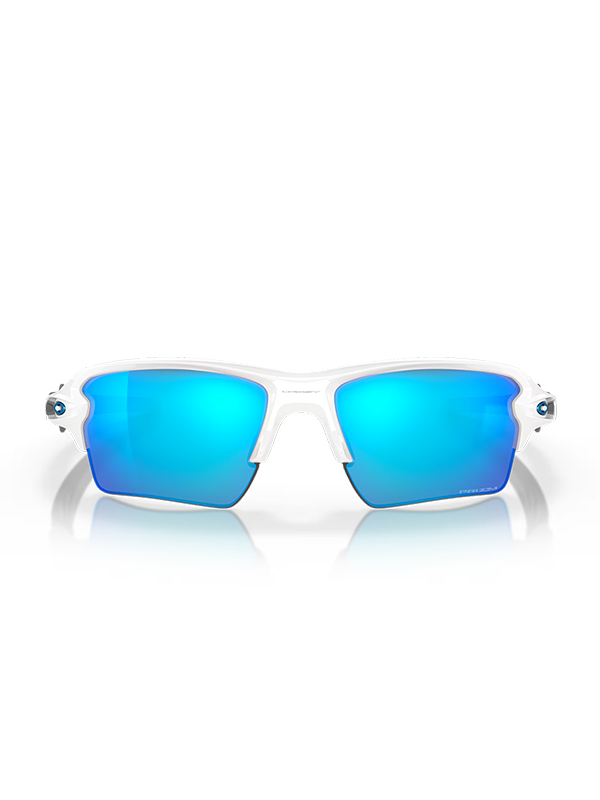 Oakley Flak 2.0 XL - Polished White Frame with Prizm Sapphire Lens