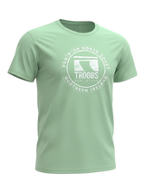 Troggs Mono Sticker T-Shirt - Mint Green