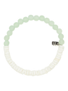 Pura Vida Puka Shell and Frosted Bead Bracelet