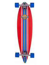 D Street Ocean Pintail Longboard - Red
