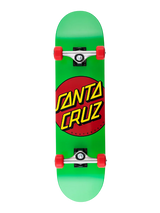 Santa Cruz Classic Dot Mid Complete Skateboard - Green