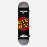 Santa Cruz Classic Dot Mid Complete Skateboard - Black