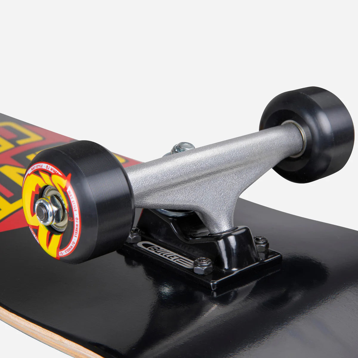 Santa Cruz Classic Dot Mid Complete Skateboard - Black