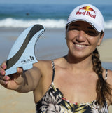 FCS 2 Carissa Moore PC Thruster Fins - Blue/Black