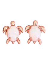 Pura Vida Opal Sea Turtle Earrings