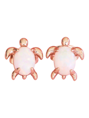 Pura Vida Opal Sea Turtle Earrings