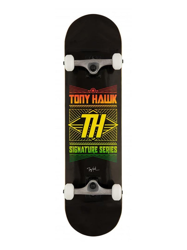 Tony Hawk SS 180+ Stacked Logo Complete Skateboard - Black