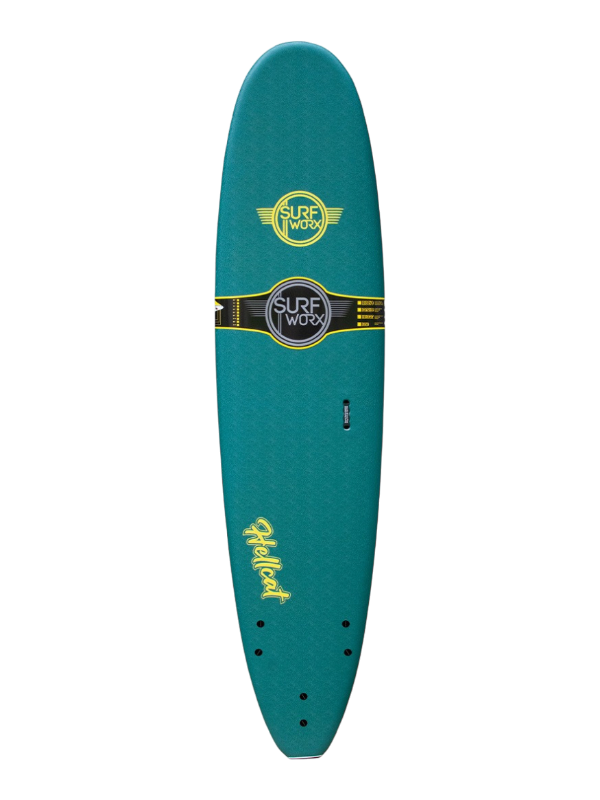Surfworx Hellcat Mini Mal Softboard - Mallard Green