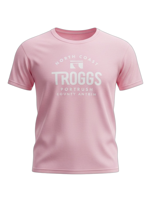 Troggs Kids Signature T-Shirt - Cotton Pink