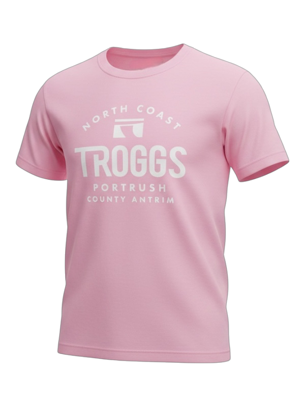 Troggs Kids Signature T-Shirt - Cotton Pink