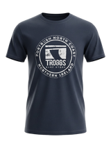 Troggs Mono Sticker T-Shirt - Navy