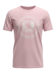 Troggs Mono Sticker T-Shirt - Light Pink