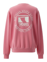 Troggs Independant Washed Sweatshirt - Pink