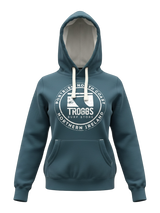 Troggs Mono Sticker Hoodie - Deep Sea Blue