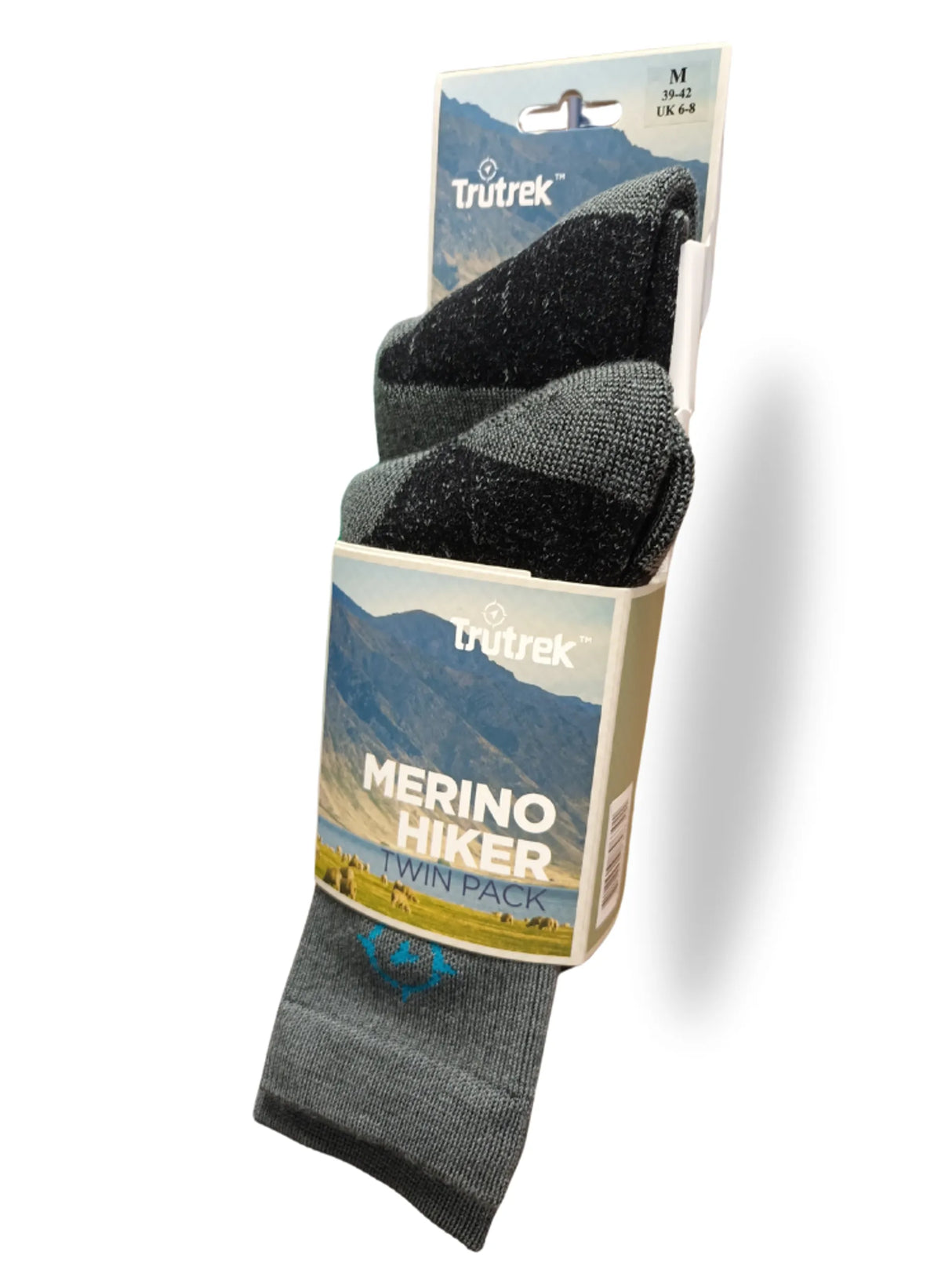TruTrek Twin Pack Merino Midweight Socks