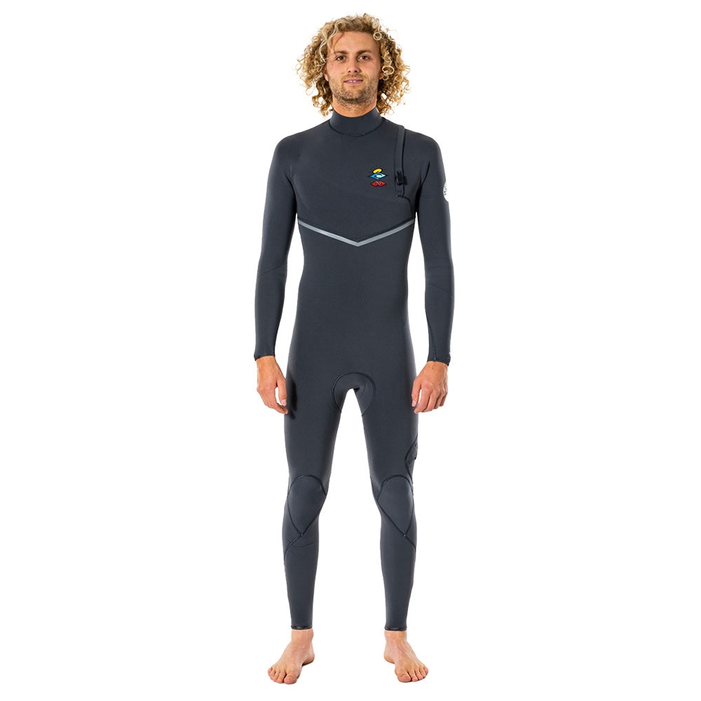 Rip Curl E Bomb 5/3 Zip Free Wetsuit - Charcoal