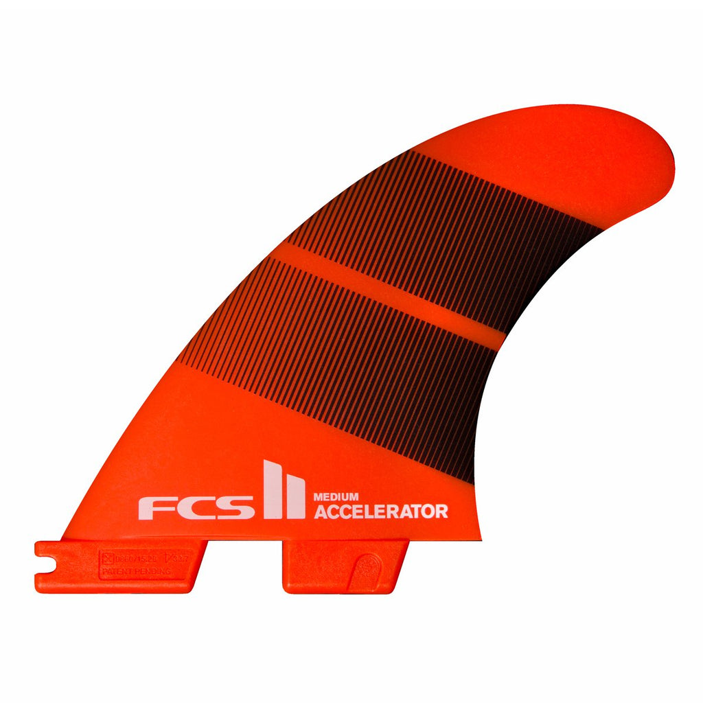 FCS 2 Accelerator Neo Glass Thruster Surfboard Fins - Large