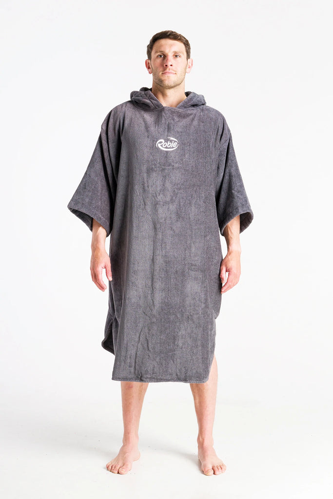 Robie Robes Original Long Sleeves Changing Robe - Steel Grey