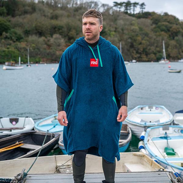 Red Paddle Co Towelling Changing Robe - Navy